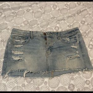 Denim Mini Skirt
